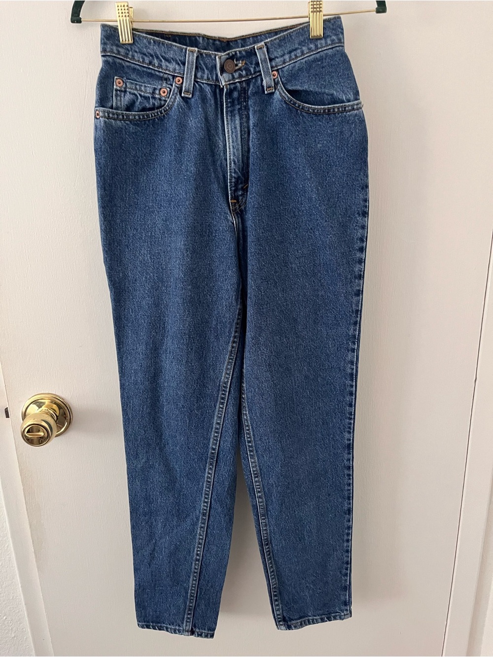 Levi's Vintage 512 Slim Fit Tapered Leg Jeans Womens Size 7 Short Blue USA Y2K